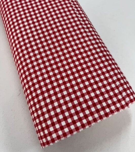 Canvas Kırmızı Kareli