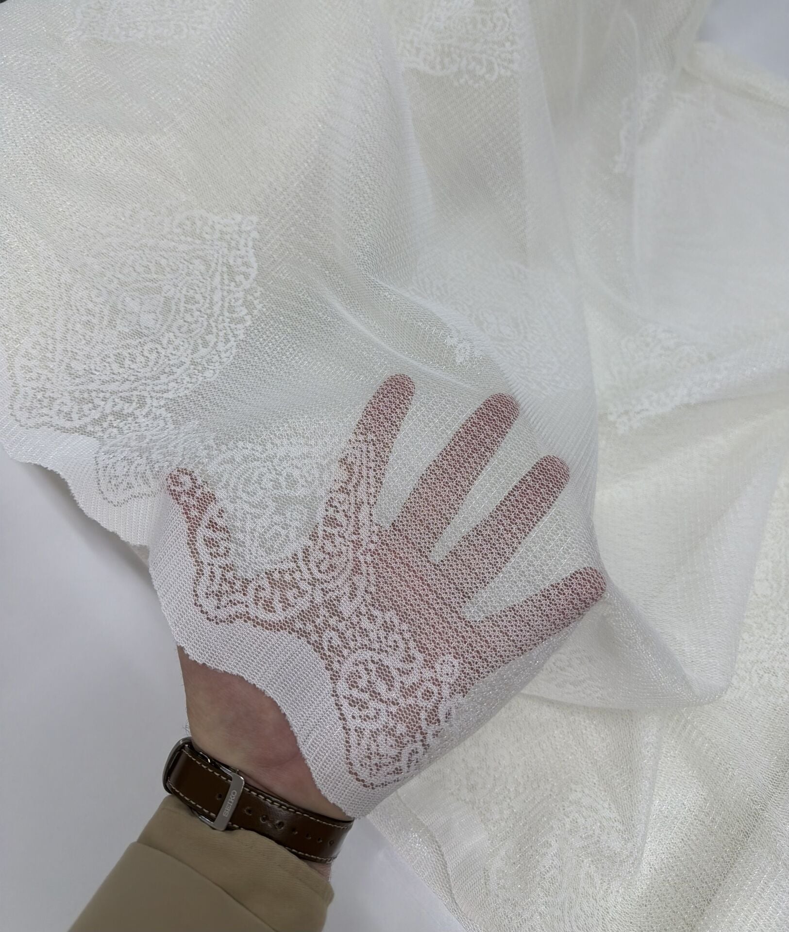 Damask Tül Perde