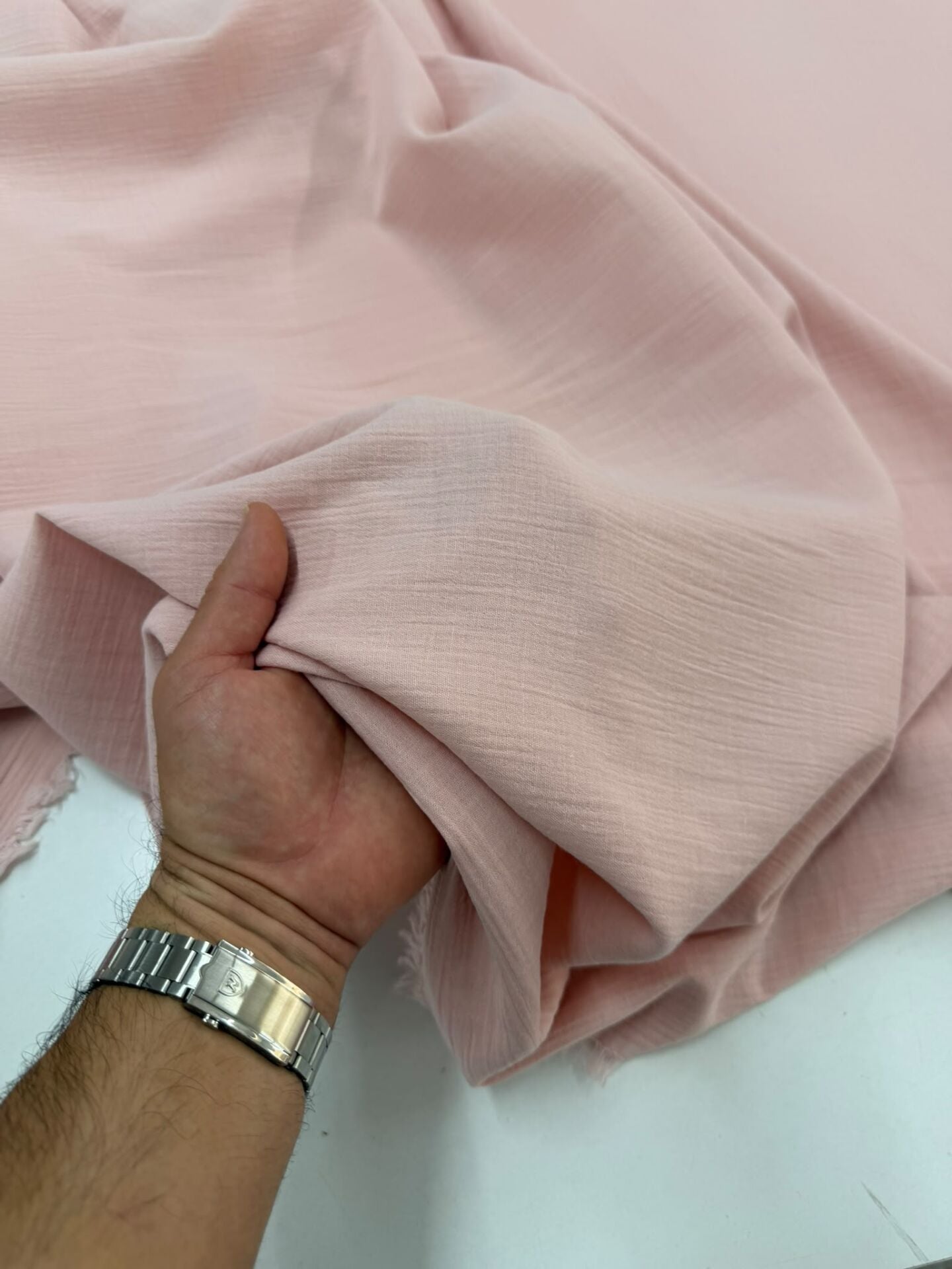 Kampanyalı Pudra Pembe Müslin