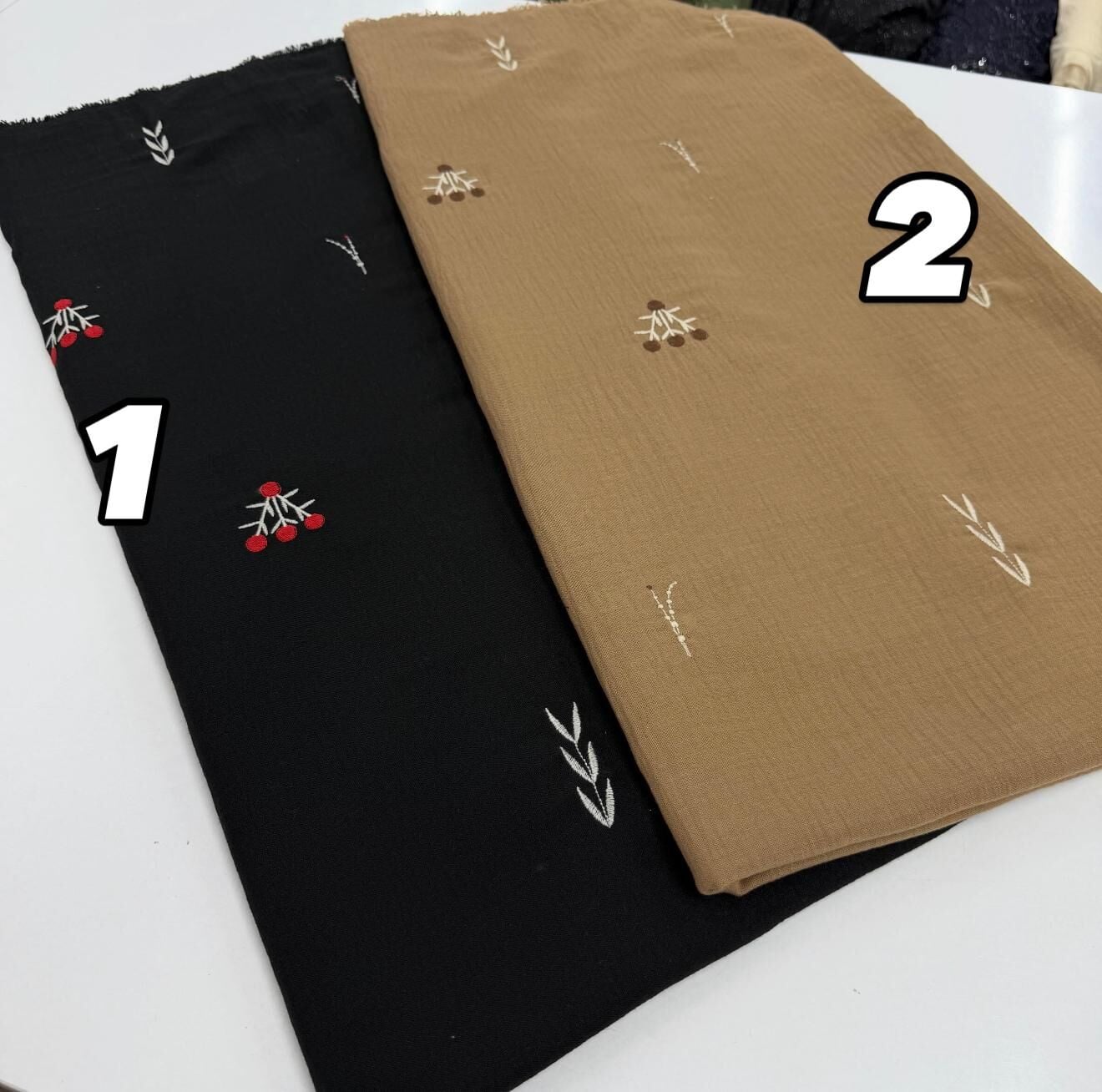 2 Nakışlı Keten