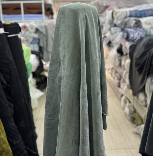 Düz Renk Gül İpek Kupra