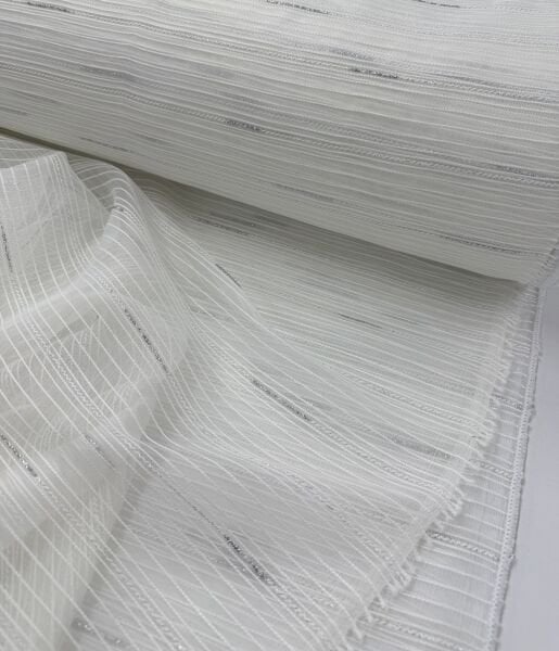 Gümüş Sim Tül Perde