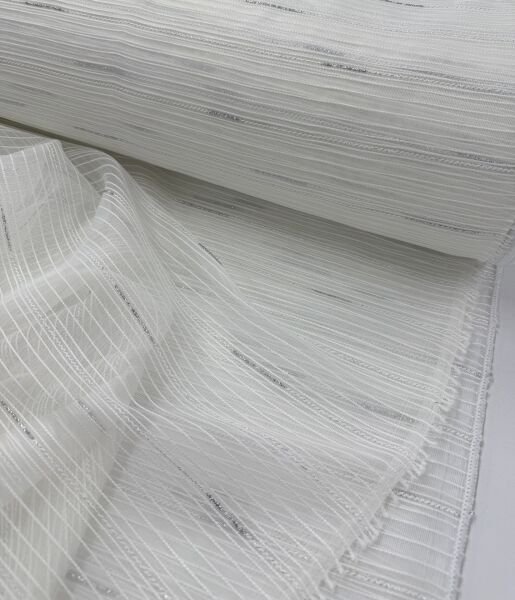 Gümüş Sim Tül Perde