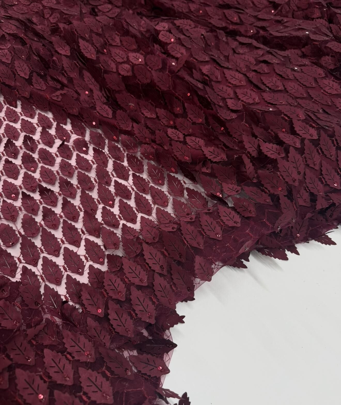 Bordo 3 Boyutlu Dantel