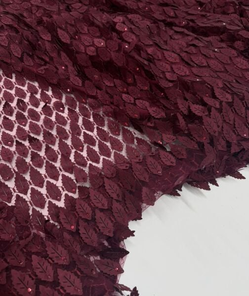 Bordo 3 Boyutlu Dantel