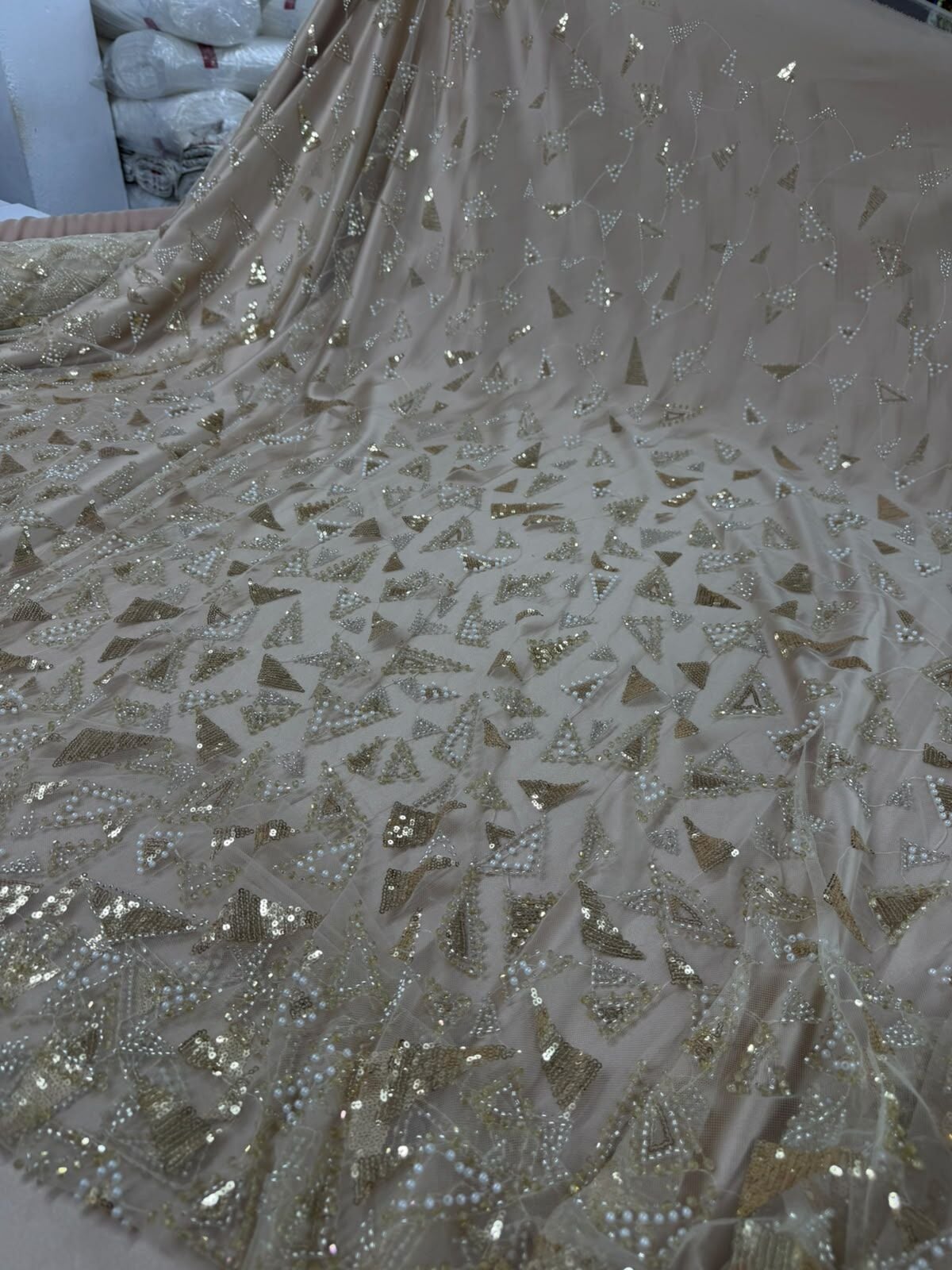 Gold Noir Taşlı Boncuklu