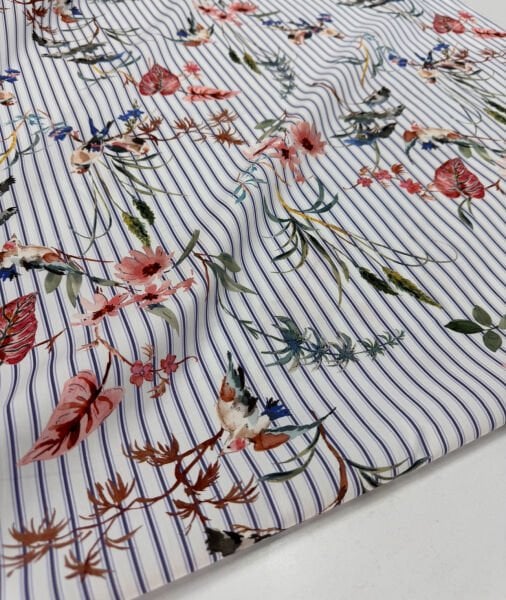 Layton Desenli Poplin