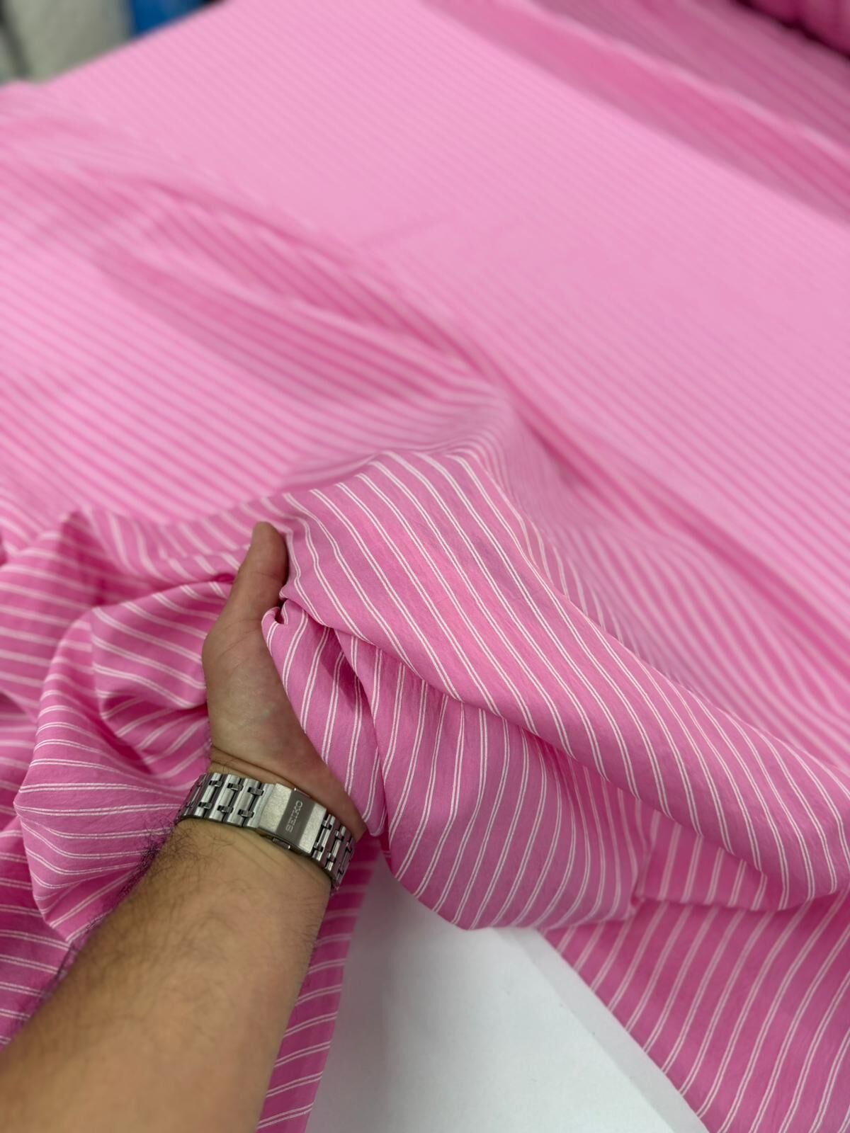 Şeker Pembe Çizgili Modal