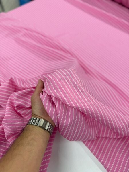 Şeker Pembe Çizgili Modal